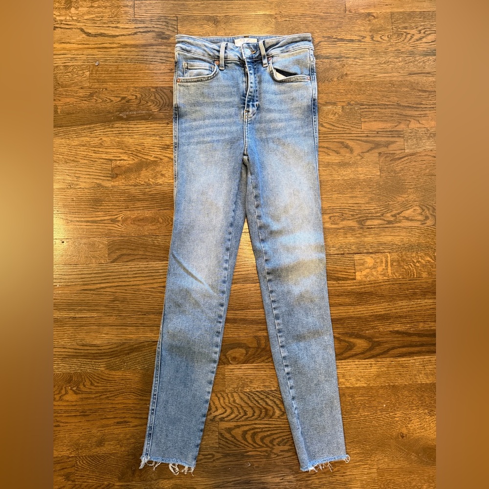 Free People Light Blue Women's Skinny Jeans